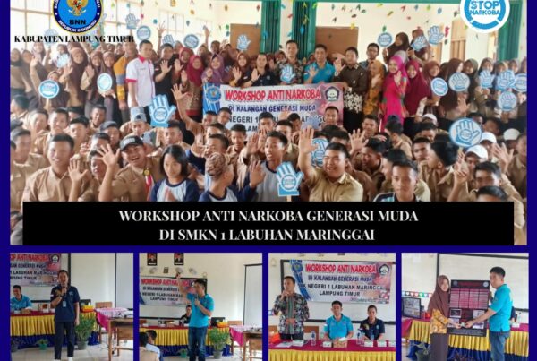 INSERT KONTEN PADA WORKSHOP ANTI NARKOBA GENERASI MUDA DI SMKN 1 LABUHAN MARINGGAI