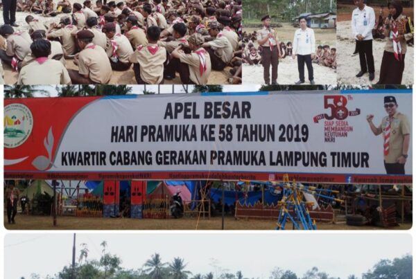 INSERT KONTEN PADA ACARA PERKEMAHAAN DAN PERINGATAN HARI PRAMUKA KE 58 TAHUN 2019 KWARTIR CABANG GERAKAN PRAMUKA LAMPUNG TIMUR