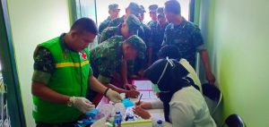 KEGIATAN P4GN DAN TEST URINE DALAM RANGKA LAYANAN DETEKSI DINI PENYALAHGUNAAN NARKOBA DI KODIM 0429/LAMPUNG TIMUR