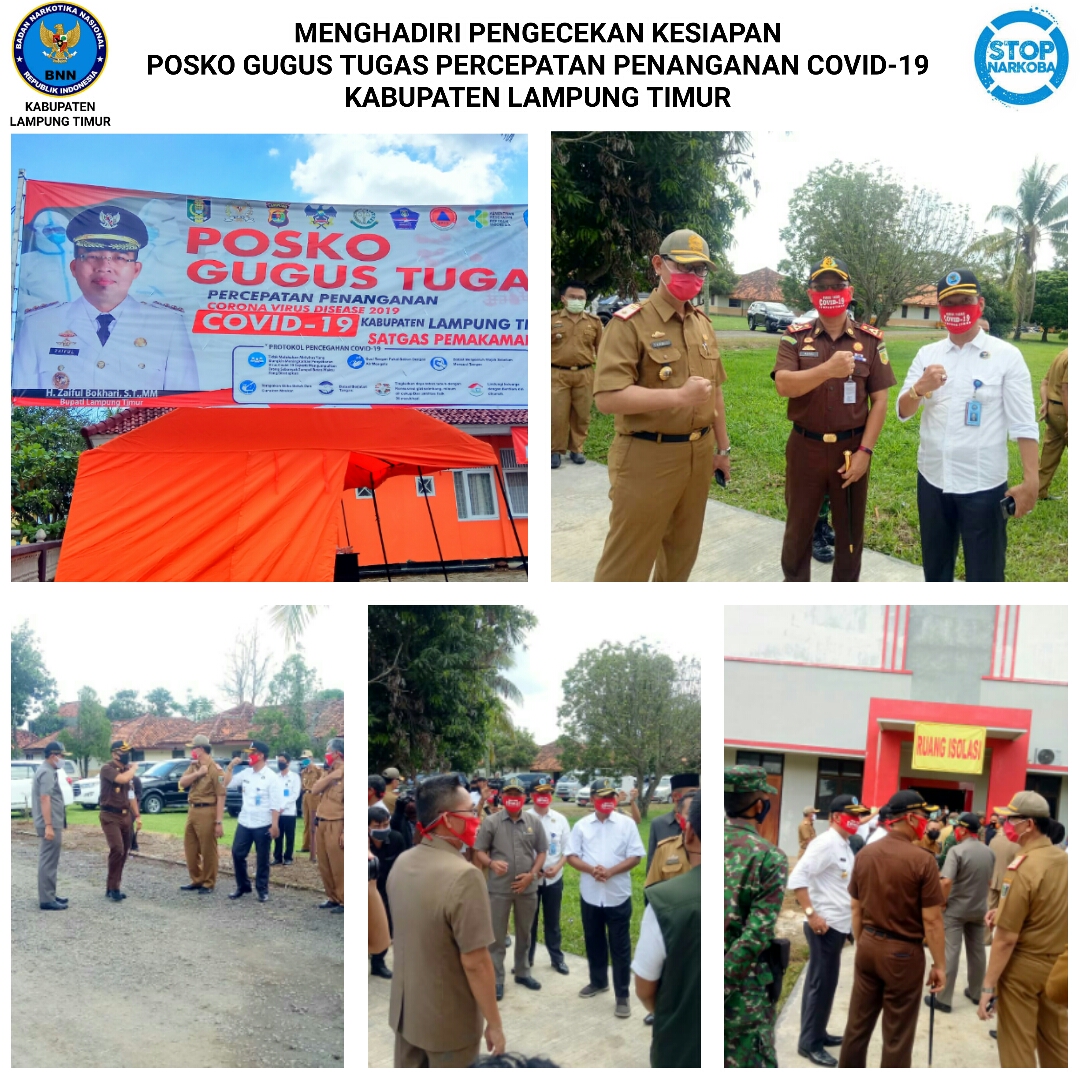 PENGECEKAN KESIAPAN POSKO GUGUS TUGAS PERCEPATAN PENANGANAN COVID-19 KABUPATEN LAMPUNG TIMUR PENGECEKAN KESIAPAN POSKO GUGUS TUGAS PERCEPATAN PENANGANAN COVID-19 KABUPATEN LAMPUNG TIMUR