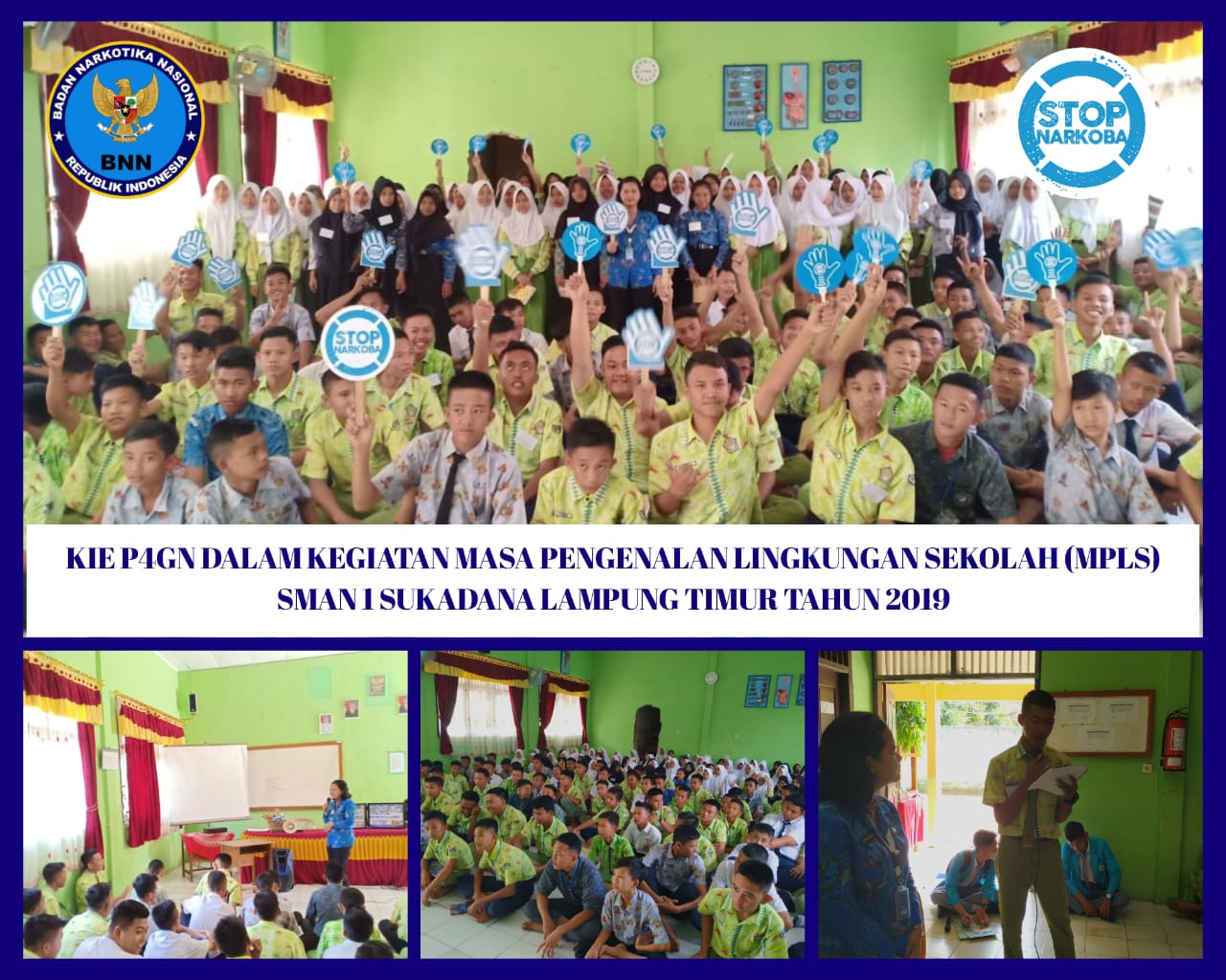 KIE P4GN DALAM KEGIATAN MASA PENGENALAN LINGKUNGAN SEKOLAH (MPLS) SMAN 1 SUKADANA
