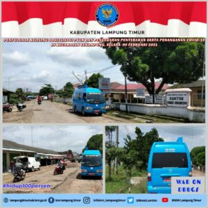 PENYULUHAN KELILING SOSIALISASI P4GN DAN PENCEGAHAN PENYEBARAN SERTA PENANGANAN COVID-19 DI KABUPATEN LAMPUNG TIMUR