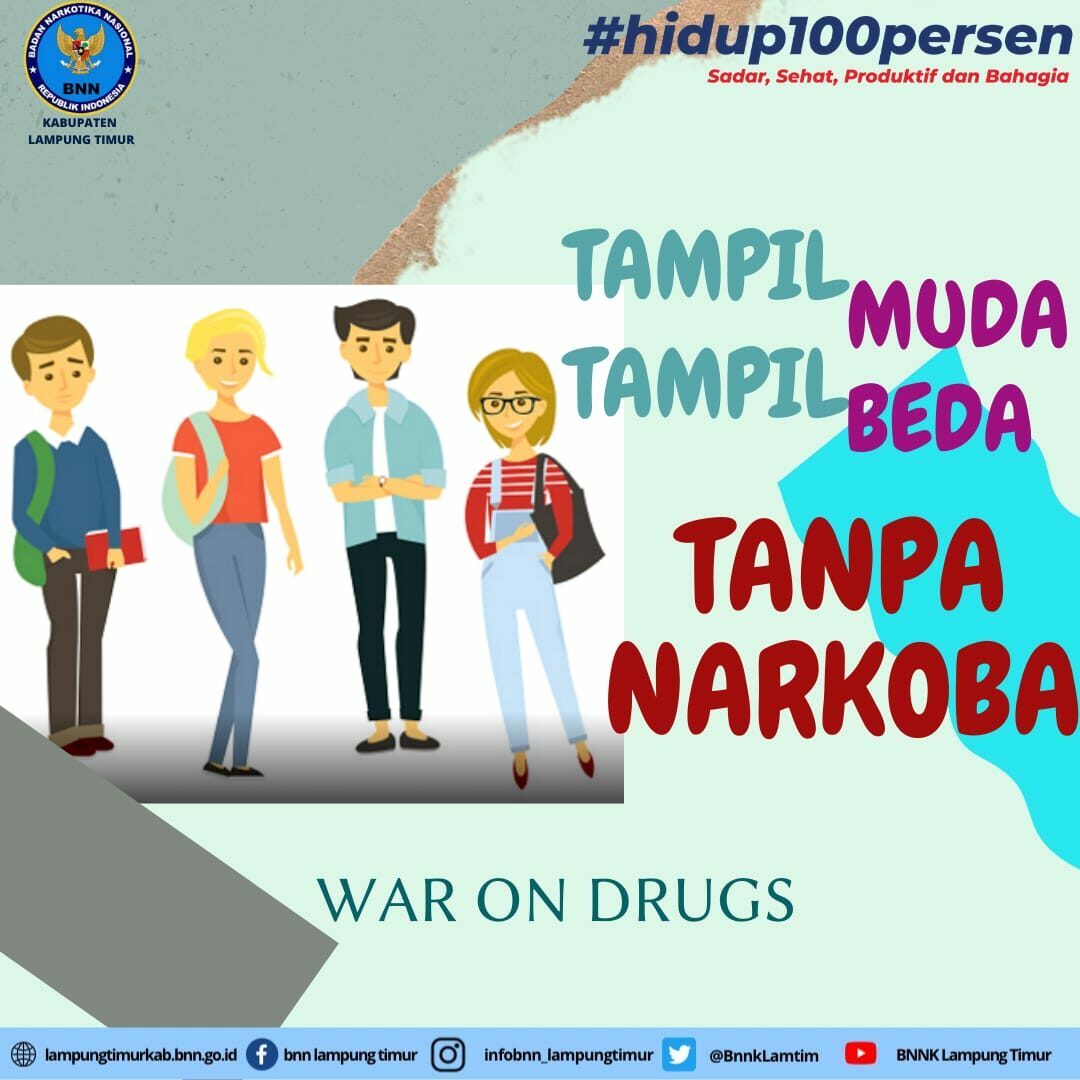 TAMPIL MUDA, TAMPIL BEDA TANPA NARKOBA