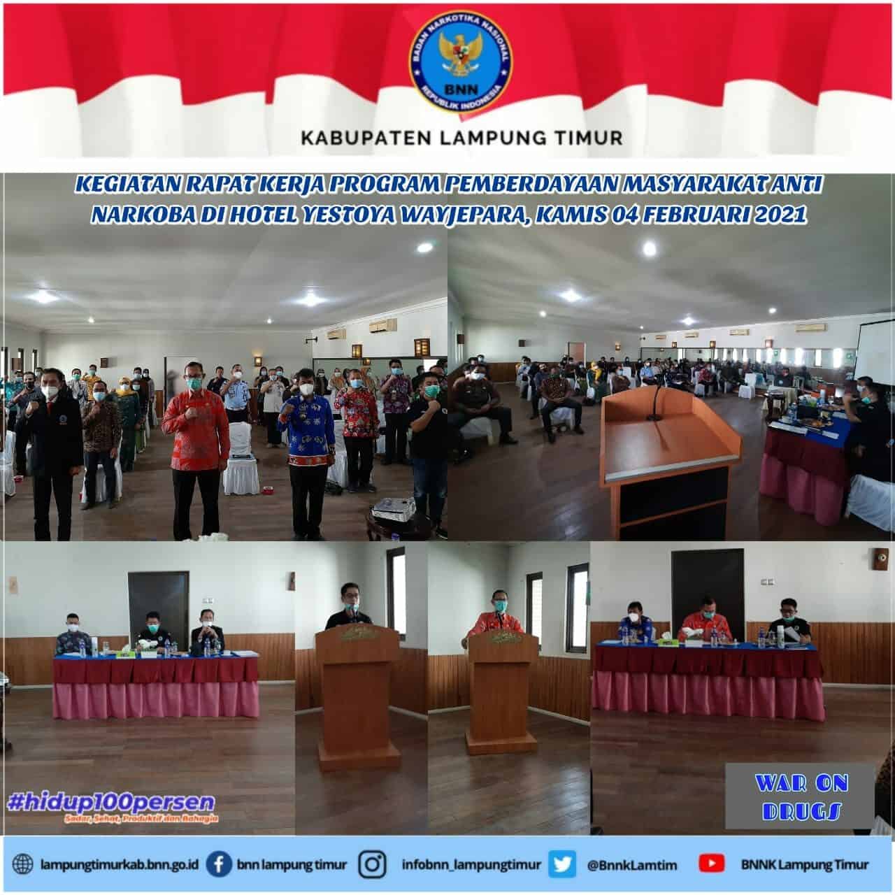 RAPAT KERJA PROGRAM PEMBERDAYAAN MASYARAKAT ANTI NARKOBA RAPAT KERJA PROGRAM PEMBERDAYAAN MASYARAKAT ANTI NARKOBA