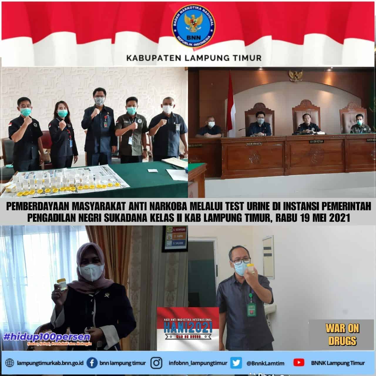 PEMERIKSAAN TES URINE PEGAWAI PENGADILAN NEGERI SUKADANA PEMERIKSAAN TES URINE PEGAWAI PENGADILAN NEGERI SUKADANA