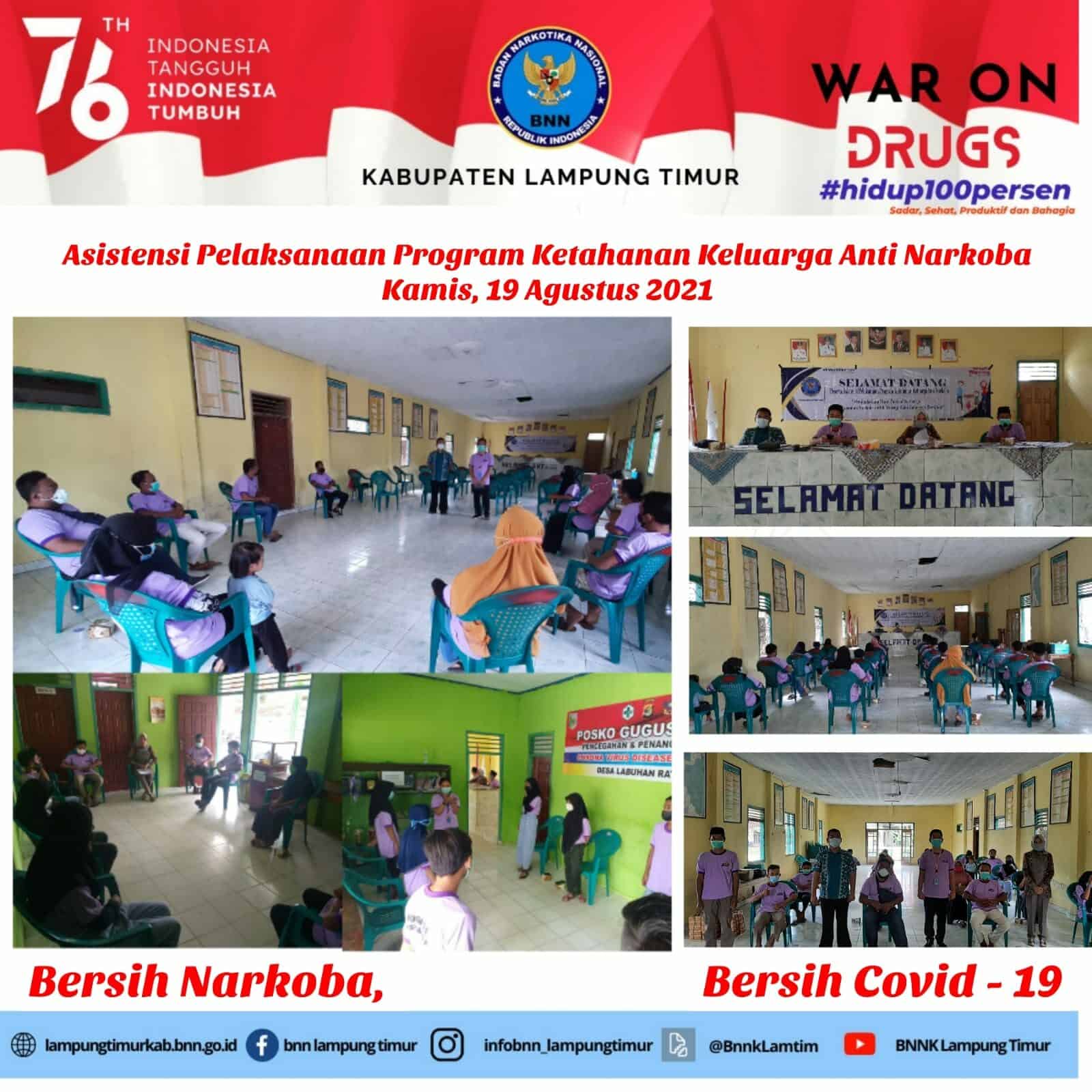 ASISTENSI PERTEMUAN KEDUA PELAKSANAAN PROGRAM KETAHANAN KELUARGA ANTI NARKOBA