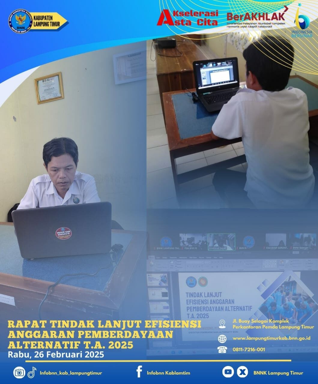 RAPAT TINDAK LANJUT EFISIENSI Konsep Otomatis