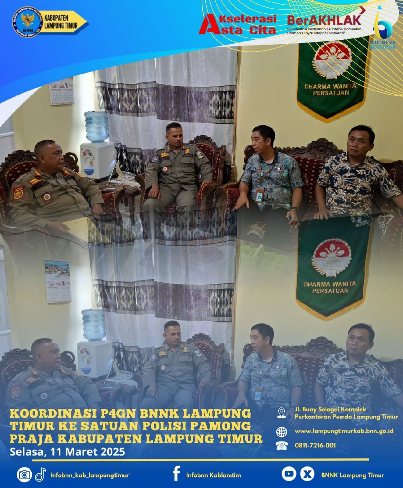 KOORDINASI P4GN KE SATUAN POLISI PAMONG PRAJA Konsep Otomatis