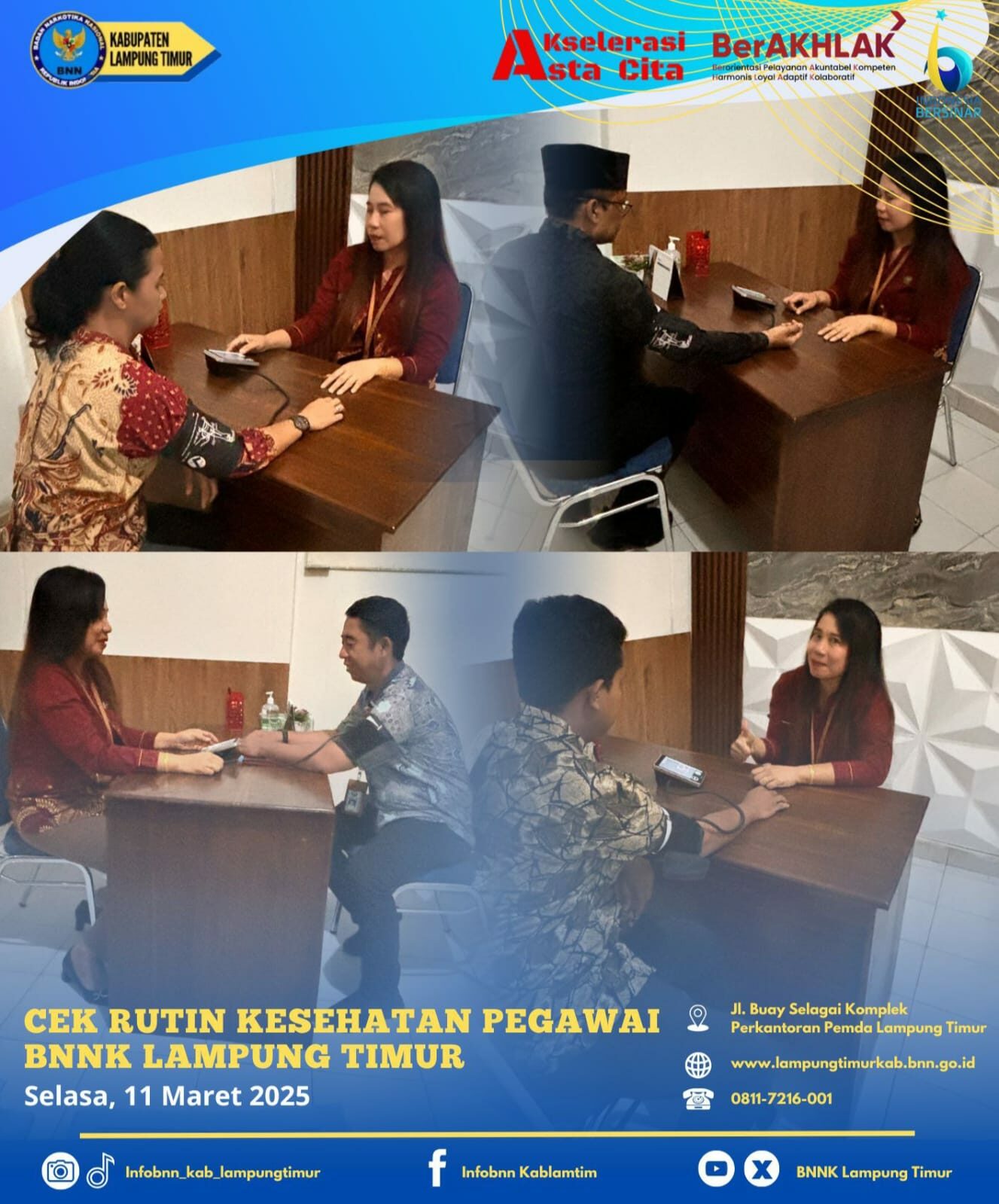 CEK RUTIN KESEHATAN PEGAWAI Konsep Otomatis