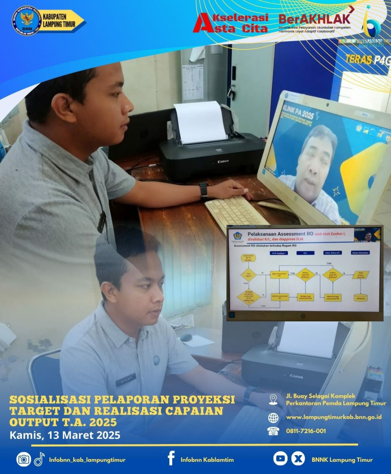 SOSIALISASI PELAPORAN PROYEKSI TARGET DAN REALISASI CAPAIAN OUTPUT Konsep Otomatis