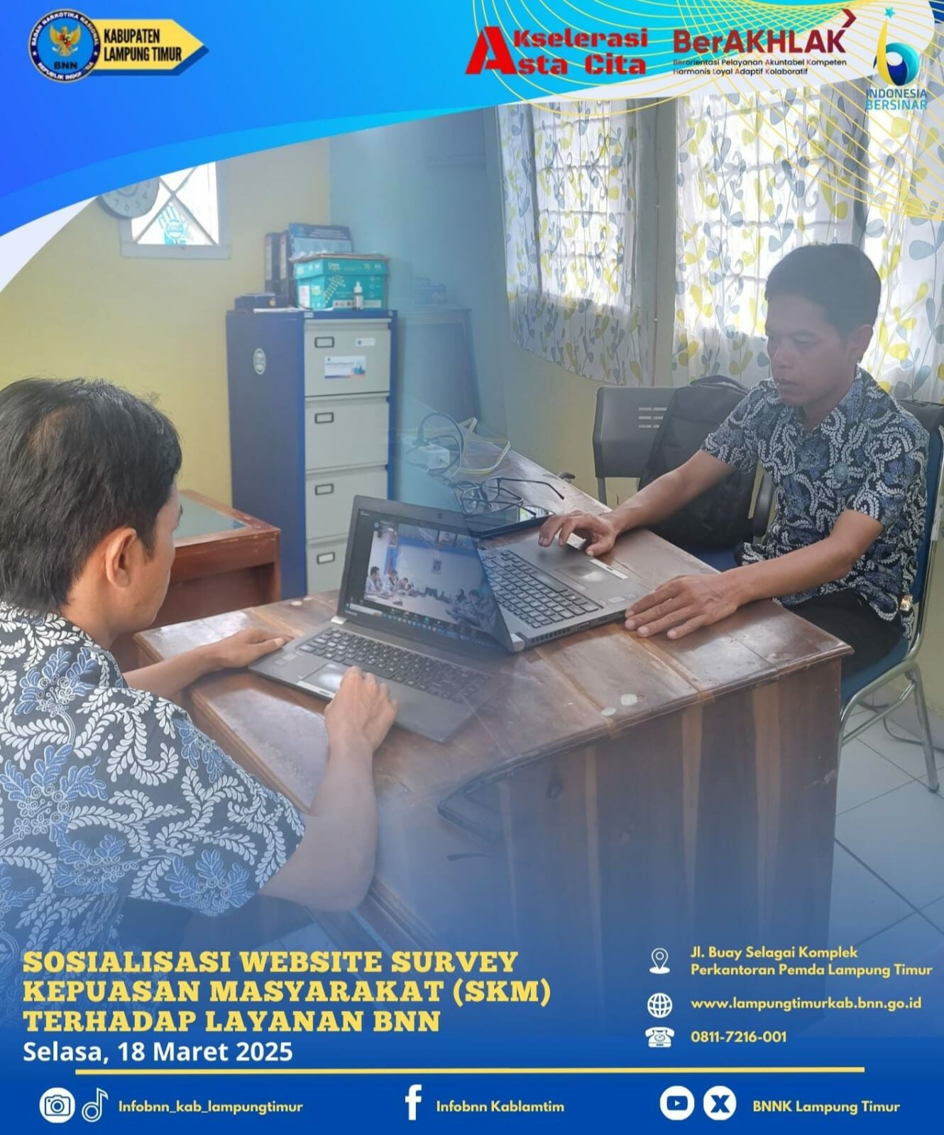 SOSIALISASI WEBSITE SURVEY KEPUASAN MASYARAKAT (SKM) Konsep Otomatis