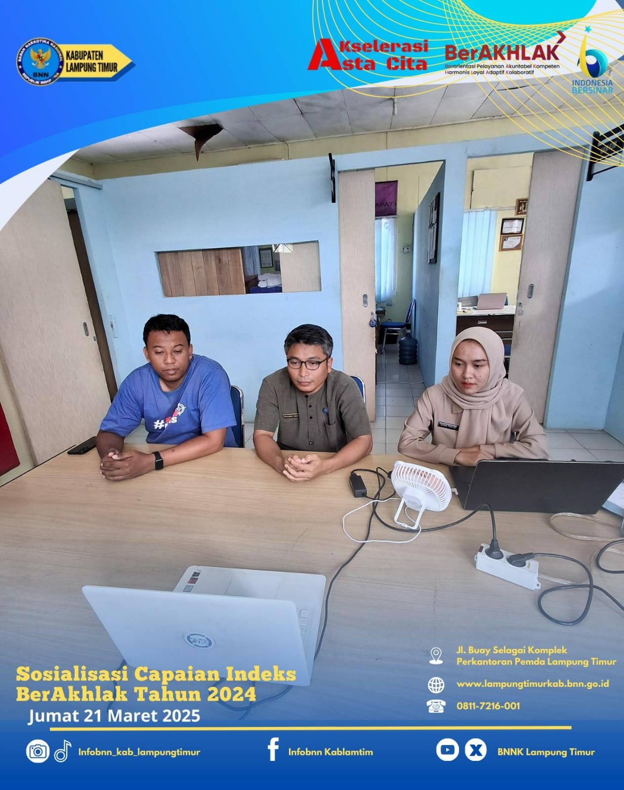 SOSIALISASI CAPAIAN INDEKS BERAKHLAK Konsep Otomatis