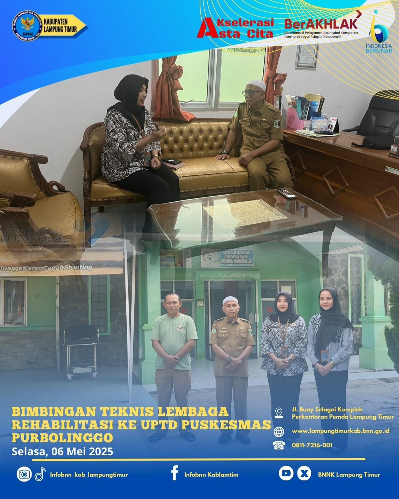 BIMBINGAN TEKNIS REHABILITASI KE PUSKESMAS PURBOLINGGO Konsep Otomatis