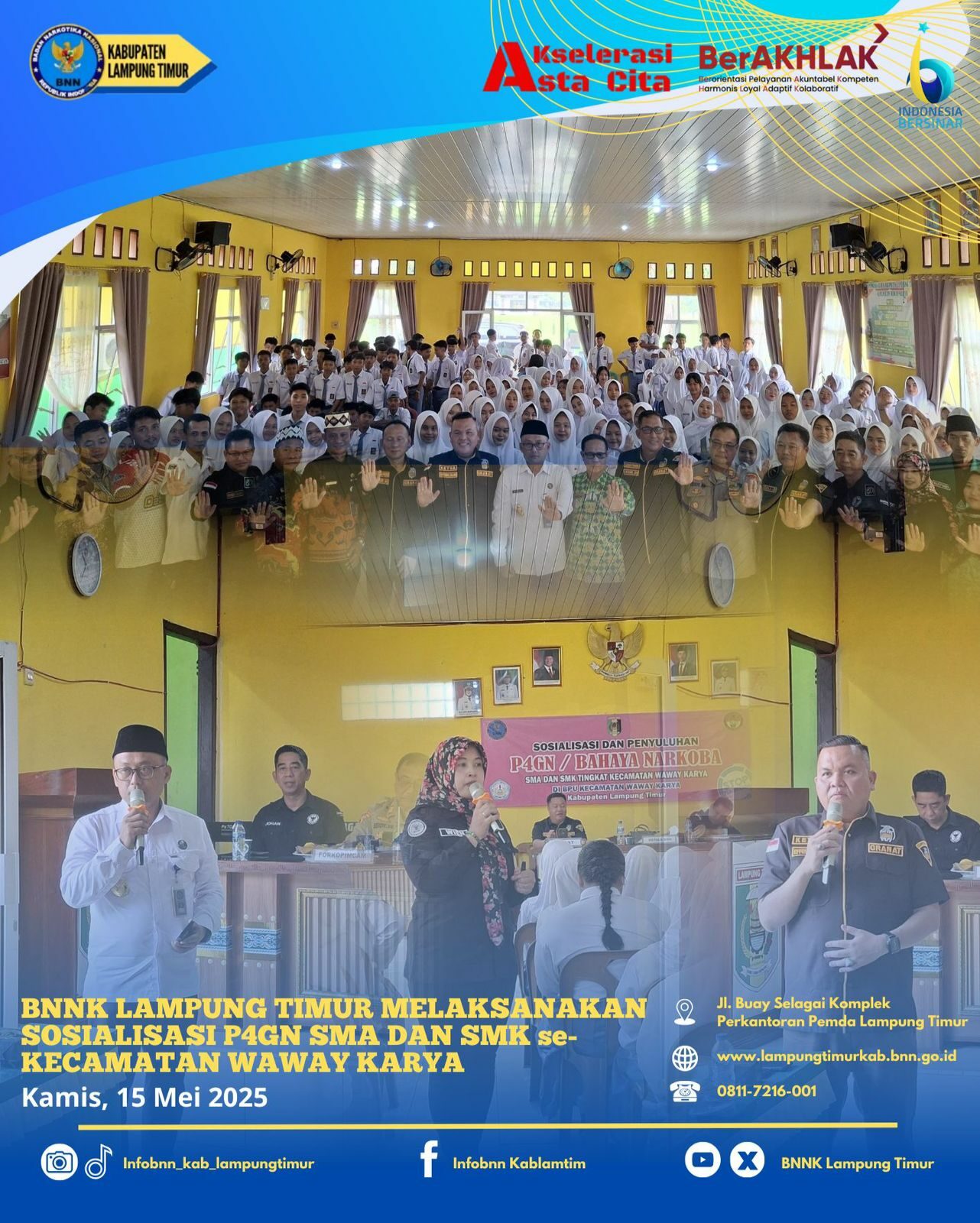 SOSIALISASI P4GN DI SMA KEC. WAWAY KARYA Konsep Otomatis
