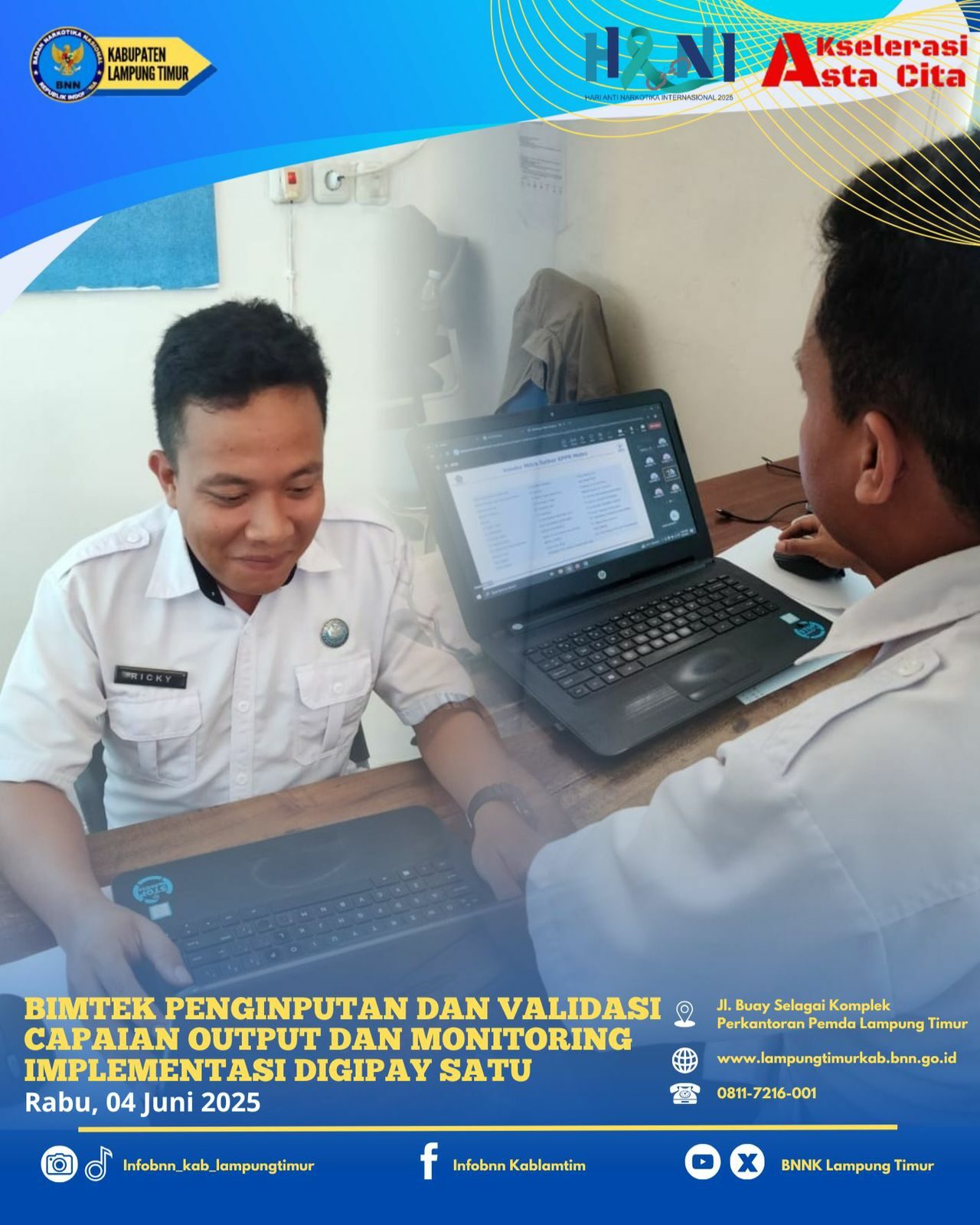 PENGINPUTAN DAN VALIDASI CAPAIAN OUTPUT Konsep Otomatis